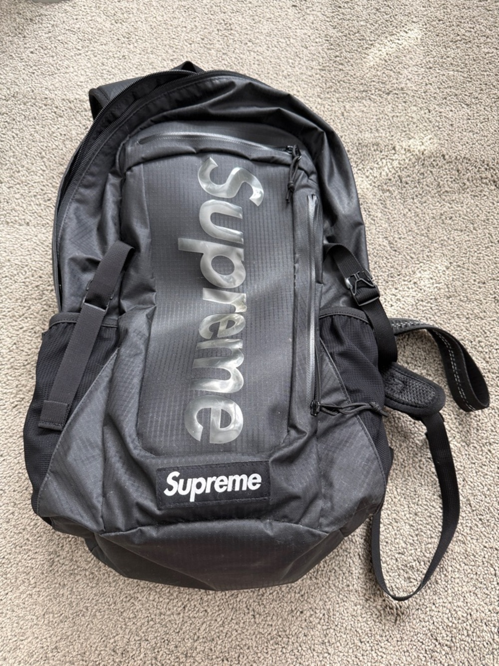 Supreme Black Backpack SS21 Release